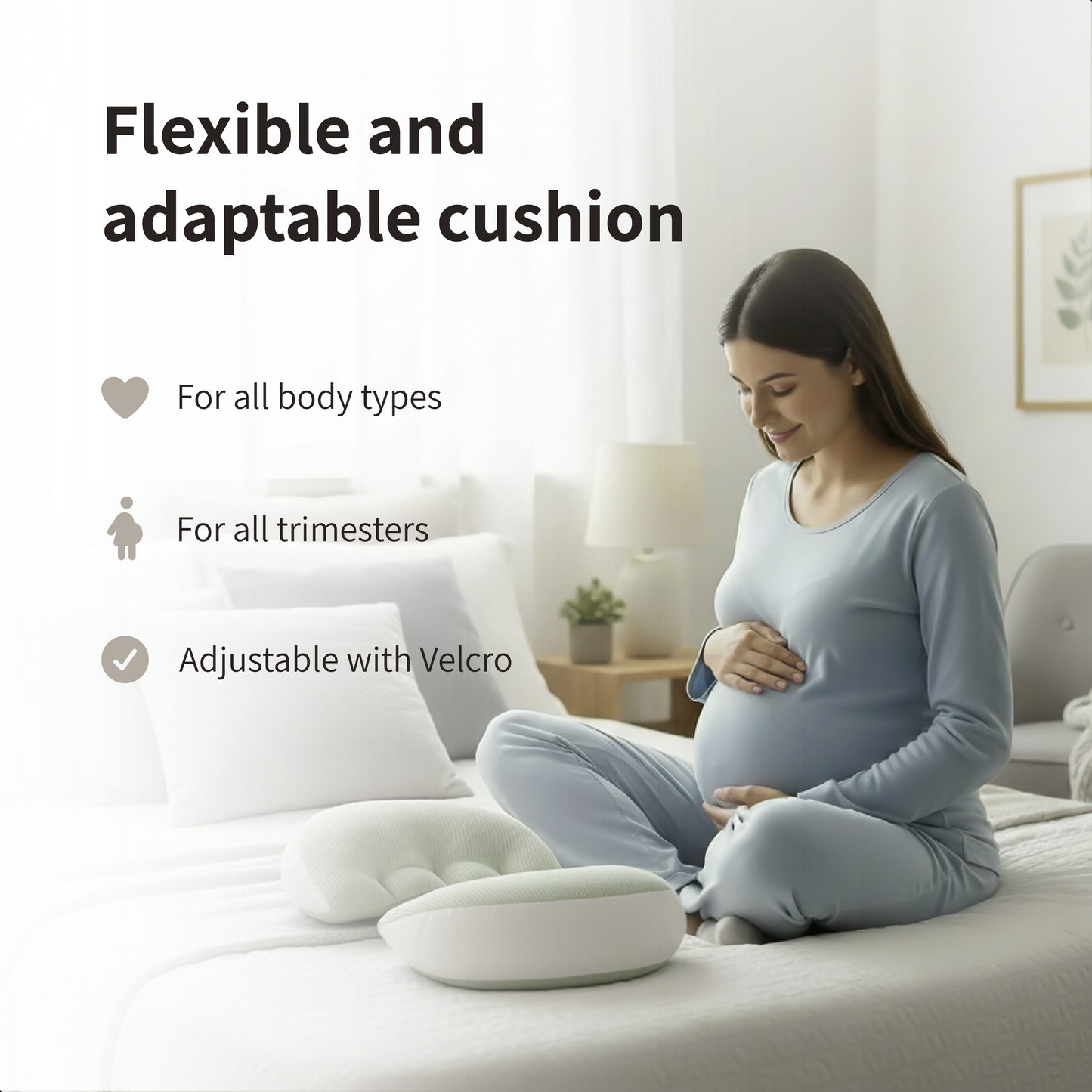 Preqnancy Pillow Ribbed