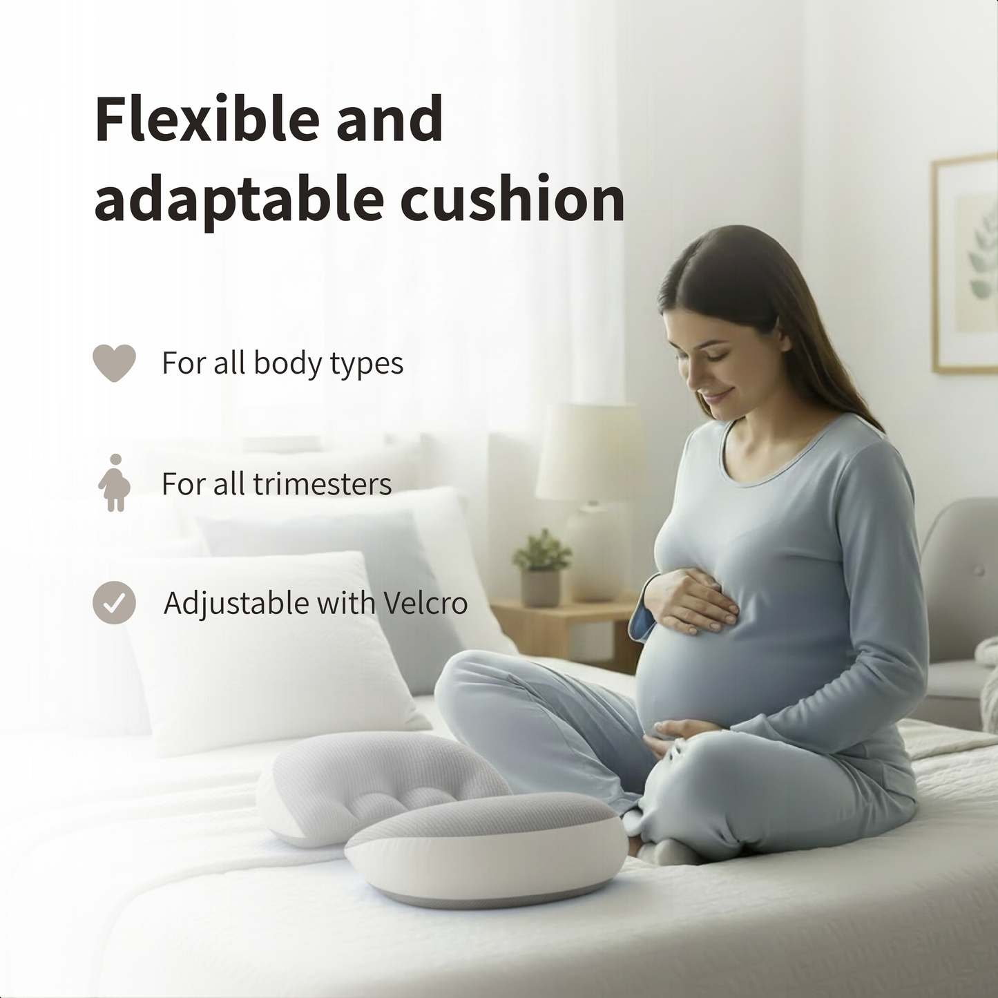 Preqnancy Pillow Ribbed