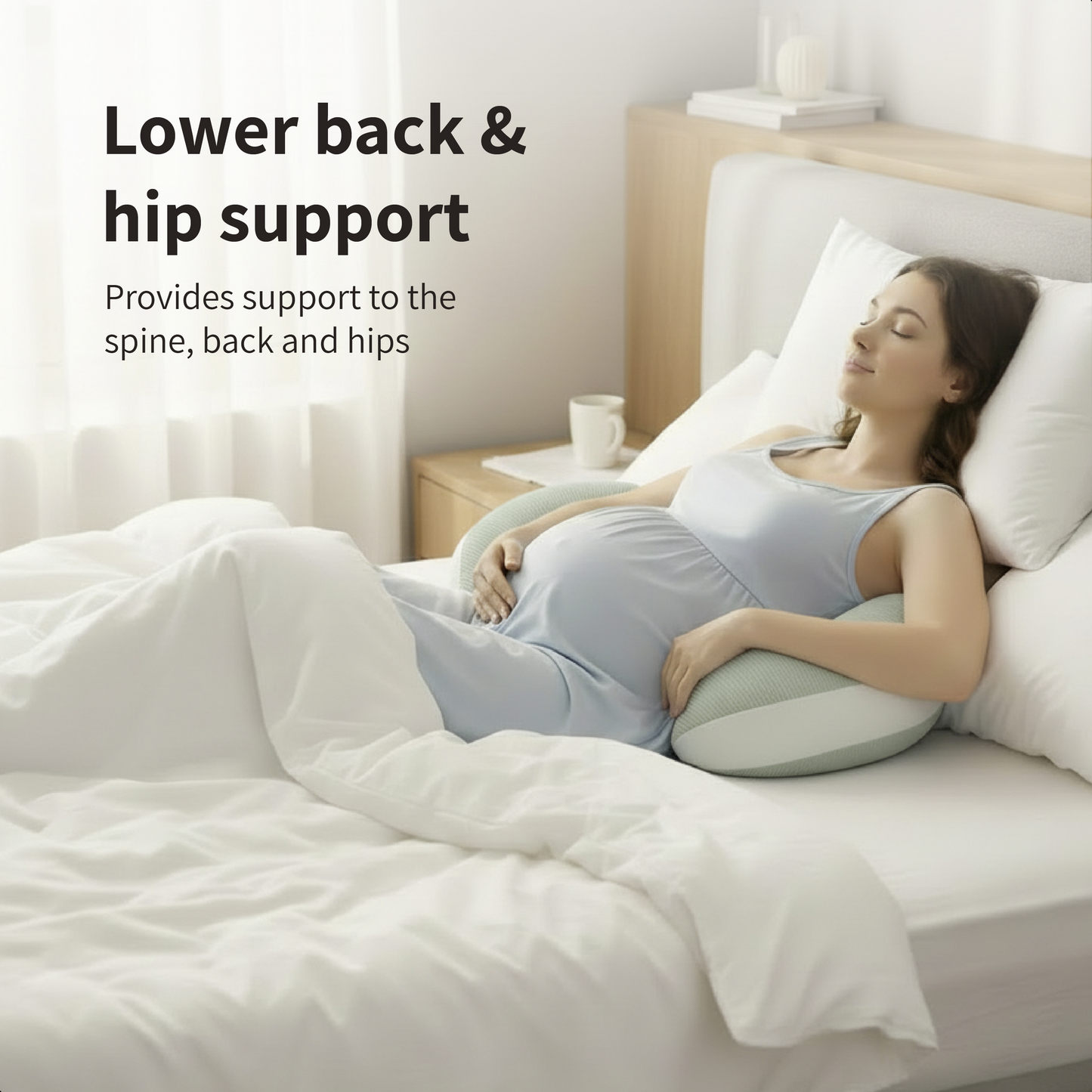 Preqnancy Pillow Ribbed