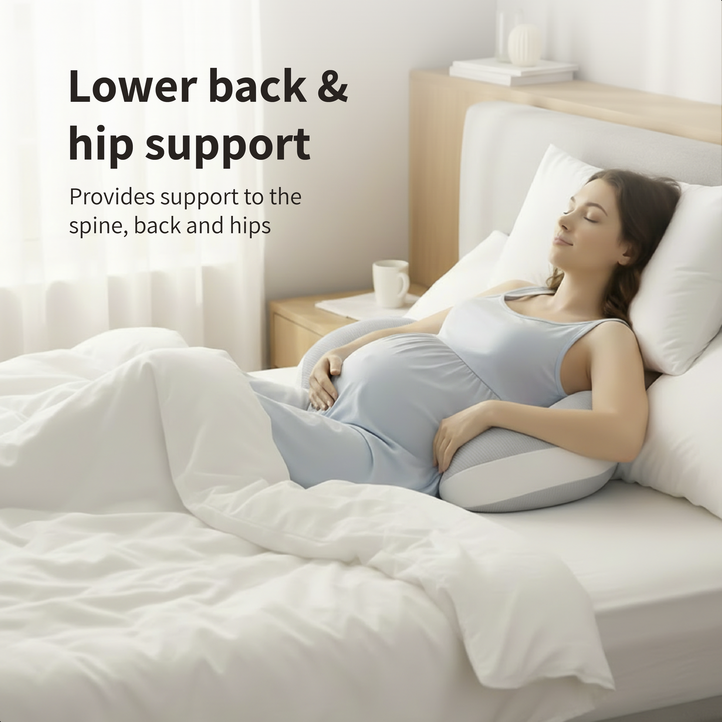 Preqnancy Pillow Ribbed