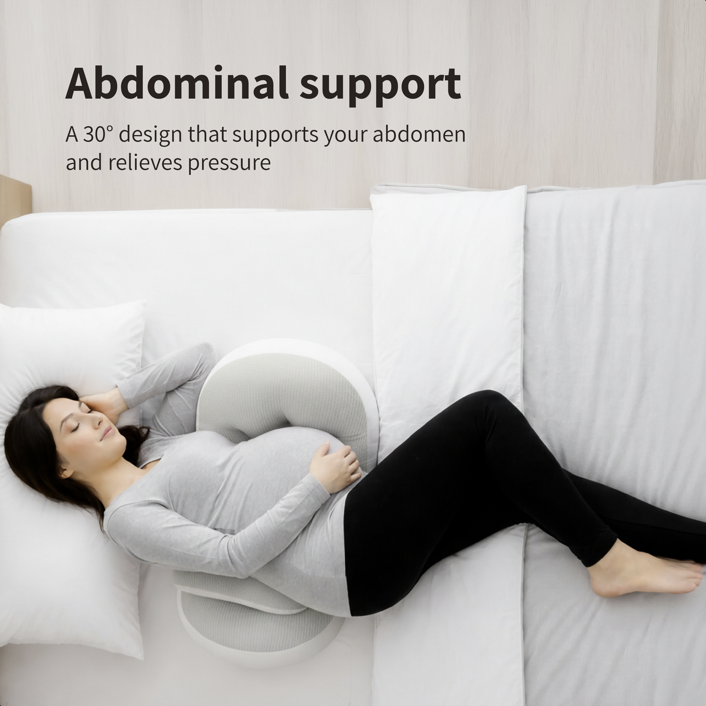 Preqnancy Pillow Ribbed