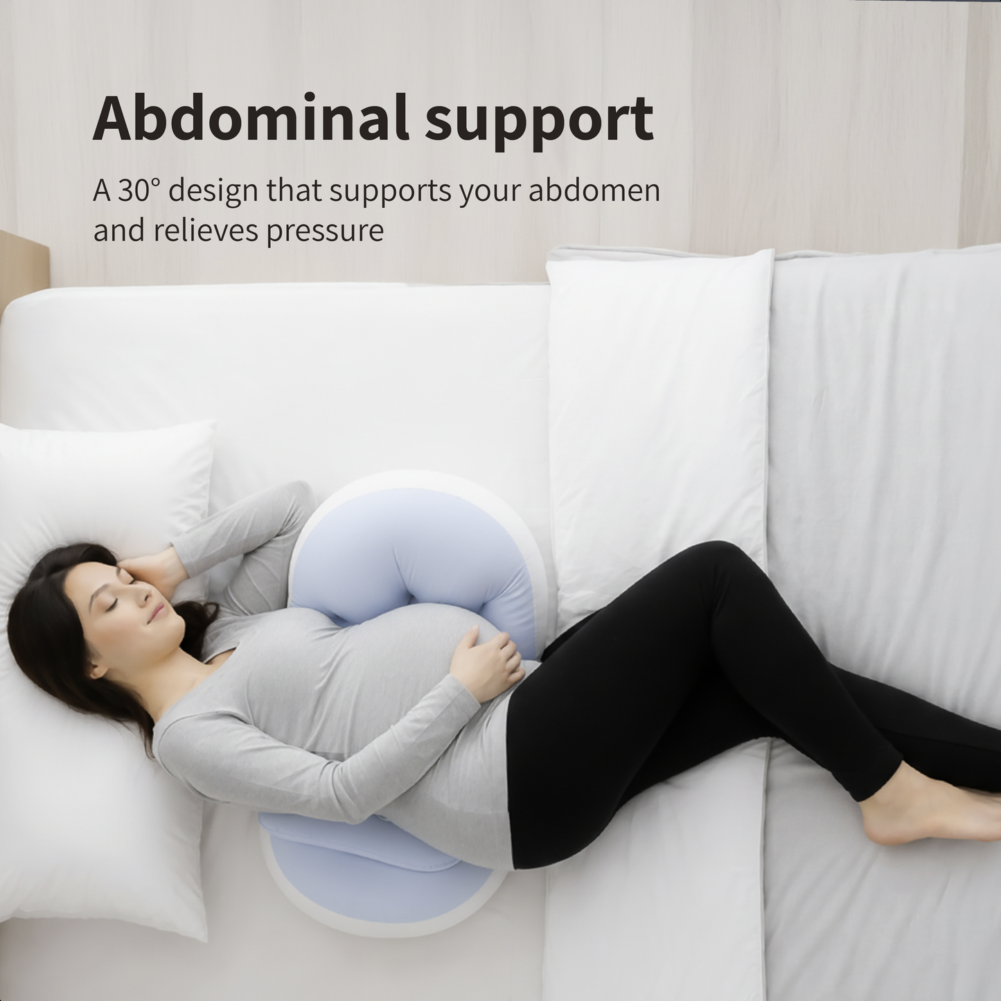 Preqnancy Pillow Ribbed