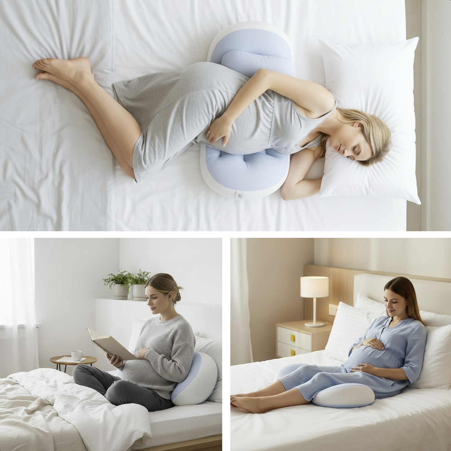 Preqnancy Pillow Ribbed